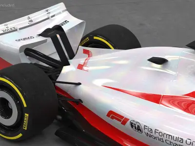 Formula 1 2022 Rear Spoiler 3D model
