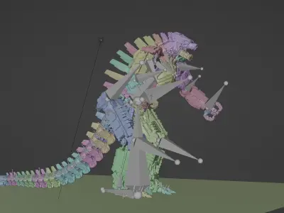 mech zilla  3D model
