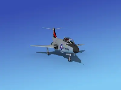 McDonnell F-101B Voodoo V06 3D model