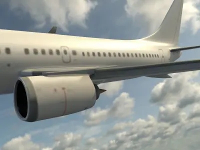 Aeroplane 3d Model Low-poly 3D model