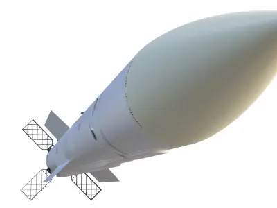 RVV-SD Air-to-air missile R-77 3D model