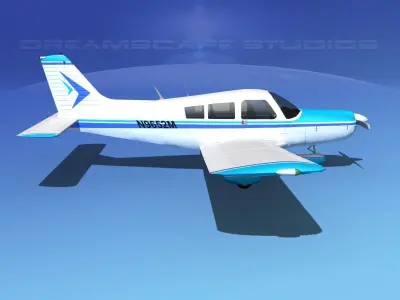 Piper PA-28 V11 3D model