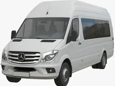 Mercedes-Benz Sprinter 2015 Minibus MAXI 3D model
