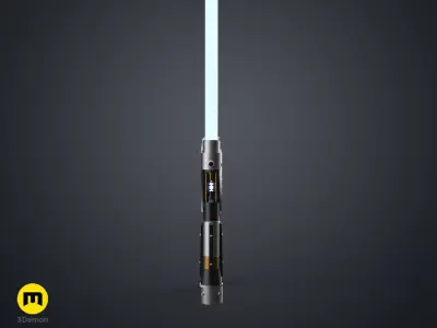 Starkiller Lightsaber - Force Unleashed II 3D print model
