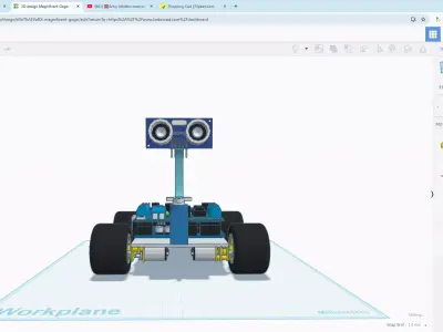 human following robot-3D 3D print model