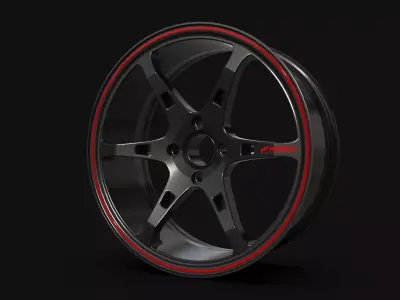Lenso Project D 6 Spokes 3D model