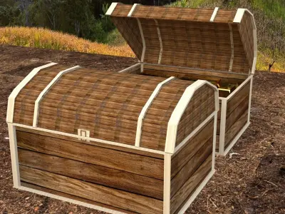  3D Medieval Collection 01- 10 Object model Low-poly 3D model