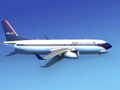 Boeing 737-800ER Delta Airlines 2 3D model