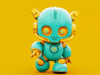 Robo G-12 Rigged 3D model