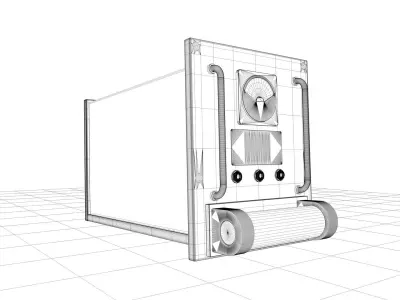 Flight Recording Box 3D model