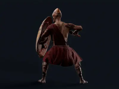 SPARTAN ILOTE UNDEAD 1 Low-poly 3D model