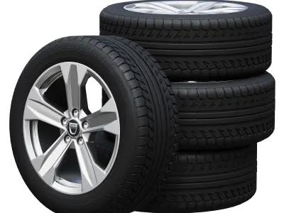 Dacia wheels 3D model