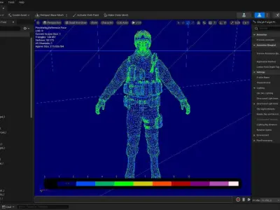 Casual Soldier 02 Low-poly 3D model