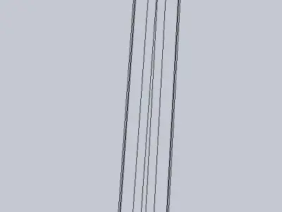 A5M4 Antenne mast 3D print model