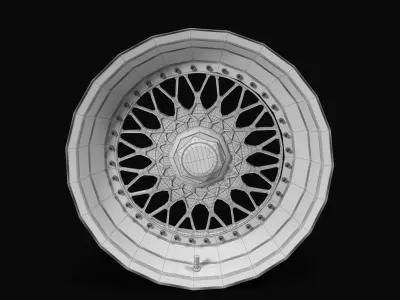 BBS RS Low-poly 3D model