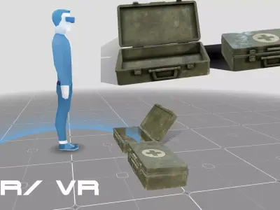 Field Medic Case Low-poly 3D model