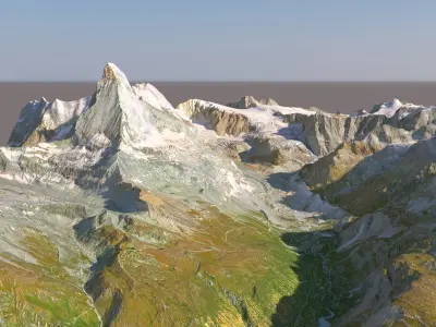 Matterhorn 3D model