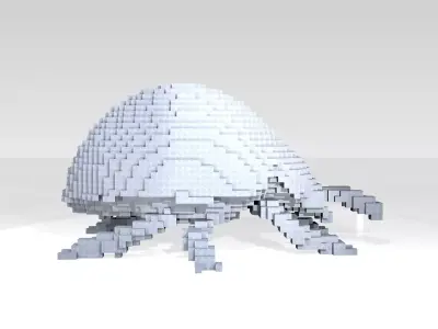 Ladybird Voxel 3D model