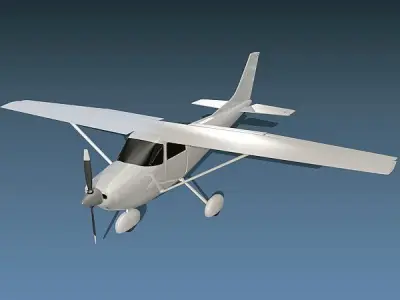  Cessna 182 skylane aircraft 3D model