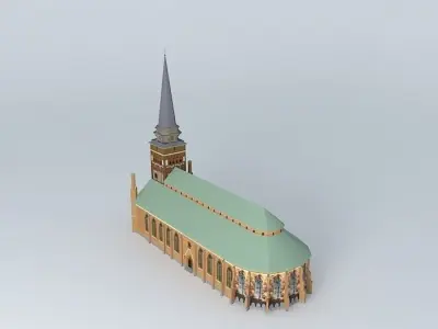 Church in Vasteras Free 3D model