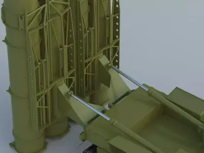 S 300VM Missile Free low-poly 3D model