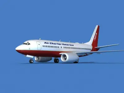 Boeing 737 MAX 7 Air Charter America 3D model