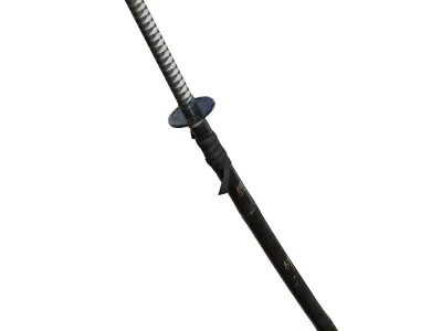 Katana 01 Low-poly 3D model