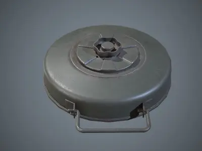 Mine German WW2 Low-poly 3D model