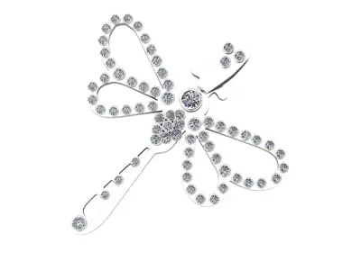 DRAGONFLY PENDANT 3D PRINTABLE MODEL 3D print model