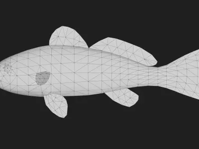 Darter Low-poly 3D model