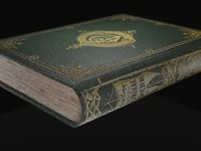 books book Free low-poly 3D model