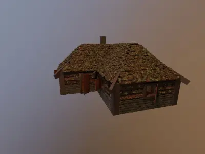 MEDIEVAL HOUSE 1 - LEVEL 1 by RogueFilmProductions 3D model