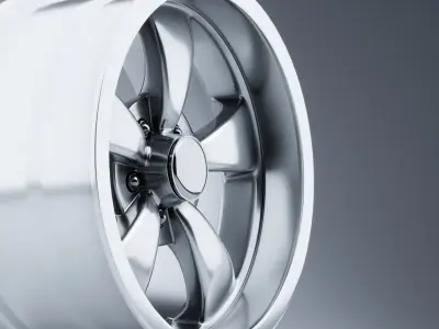 BG Rod Works Wheels Low-poly 3D model