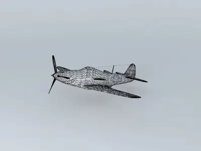 Bell P-39 Airacobra Free 3D model