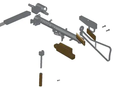 STEN MkI 3D model