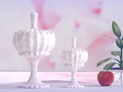 glass DECORE SET 00 Free 3D model