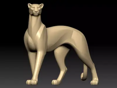 The Leopard 3D model