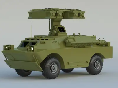 9K31 Strela-1 SA-9 Gaskin 3D model