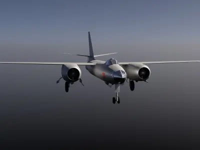 Ilyushin IL-28 Beagle 3D model