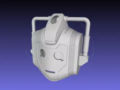 Doctor Who Cyberman Helmet 3D print model