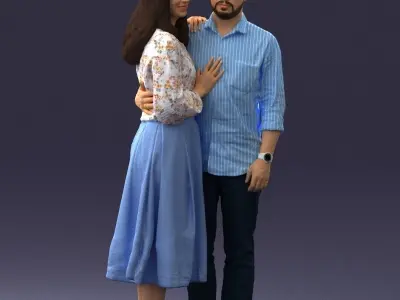 000070 Couple 0805 3dp 3D print model