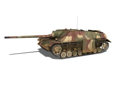 Jagdpanzer IV L70V - Late Production 3D model