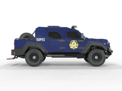 Armored military Truck 3D model