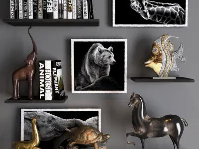 Decor set 23 3D model