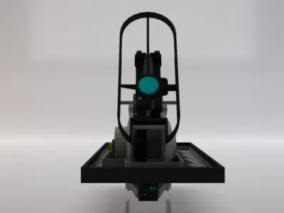 Sci-Fi Jumper Low-poly 3D model