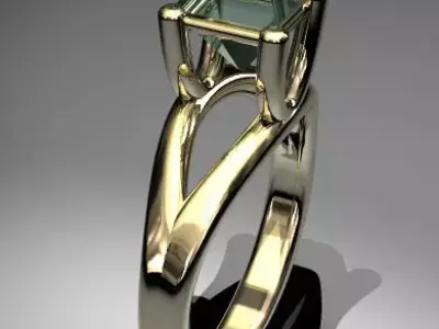 Rendering Anello B Free 3D model