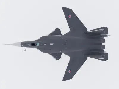 SUKHOI SU-47 FIGHTER JET 3D model