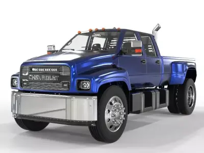 Diesel Truck 1998 Version Dually 3D model