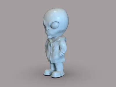 Cool Alien 3D print model