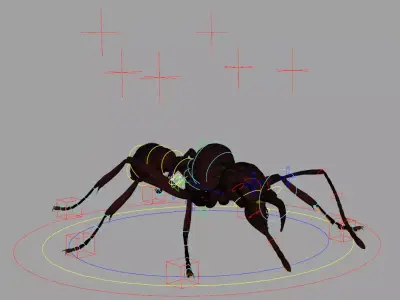 Ant Rig 3D model
